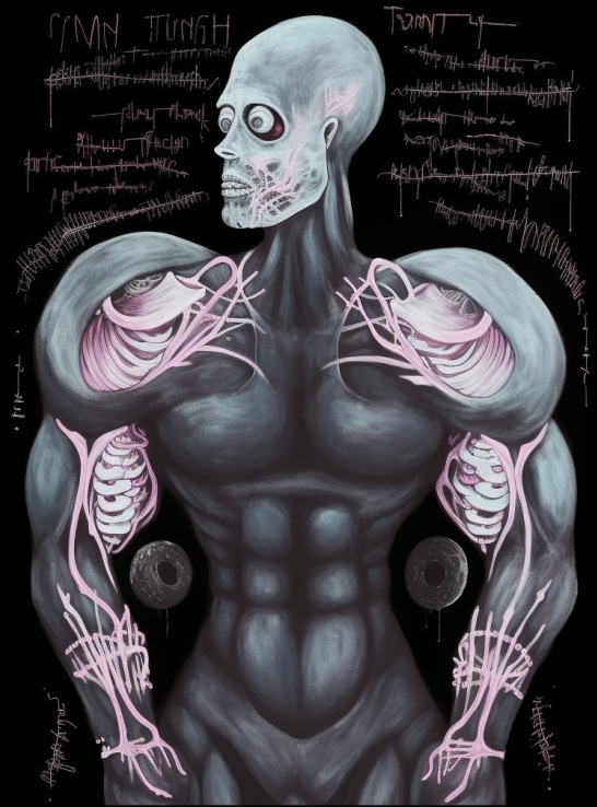 Anatomical illustration — precision physiotherapy