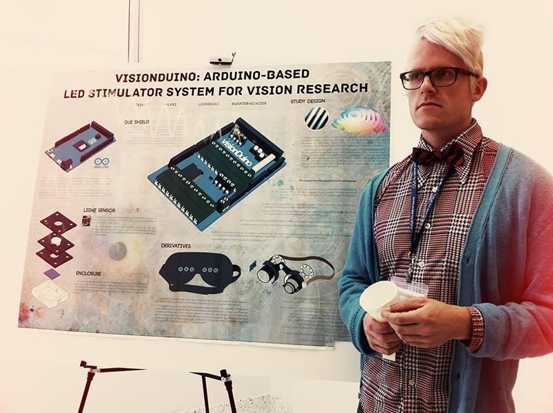 VisionDuino poster — open-source hardware for vision research