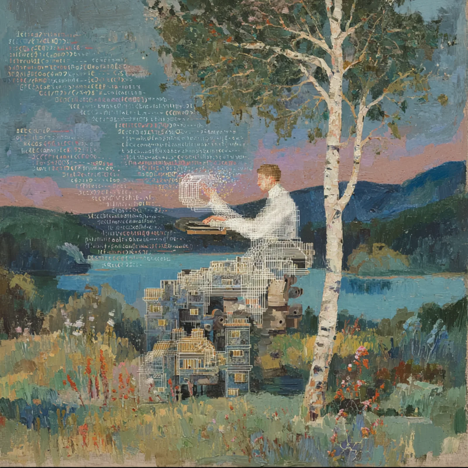 Pastoral scene with data — agentic property understanding